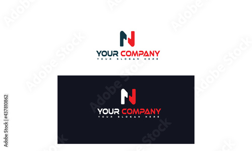 Letter Logo - N Letter Alphabet Logo Design Template for your business or service