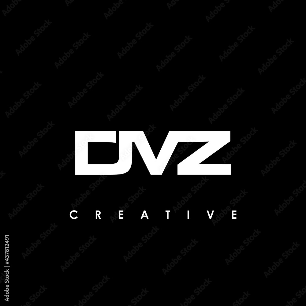 DMZ Letter Initial Logo Design Template Vector Illustration