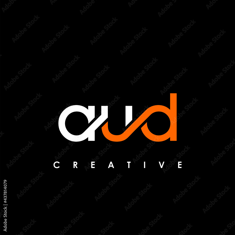 AUD Letter Initial Logo Design Template Vector Illustration AUD Letter Initial Logo Design Template Vector Illustration