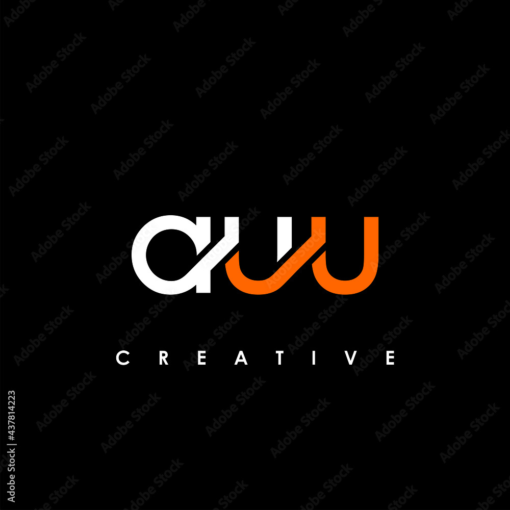 AUU Letter Initial Logo Design Template Vector Illustration AUU Letter Initial Logo Design Template Vector Illustration