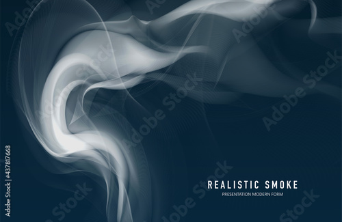 Realistic smoke background