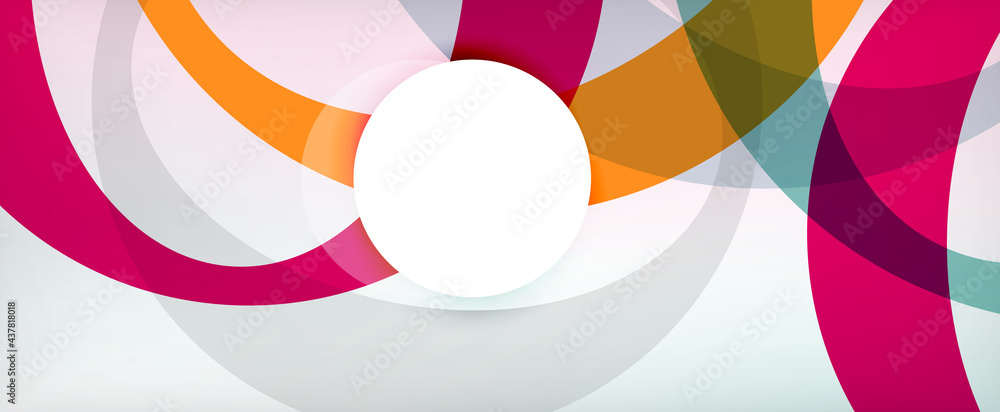 Ring geometric shapes, o letter repetition wallpaper. Abstract background for business or technology presentations, internet posters or web brochure covers Ring geometric shapes, o letter repetition wallpaper. Abstract background for business or technology presentations, internet posters or web brochure covers