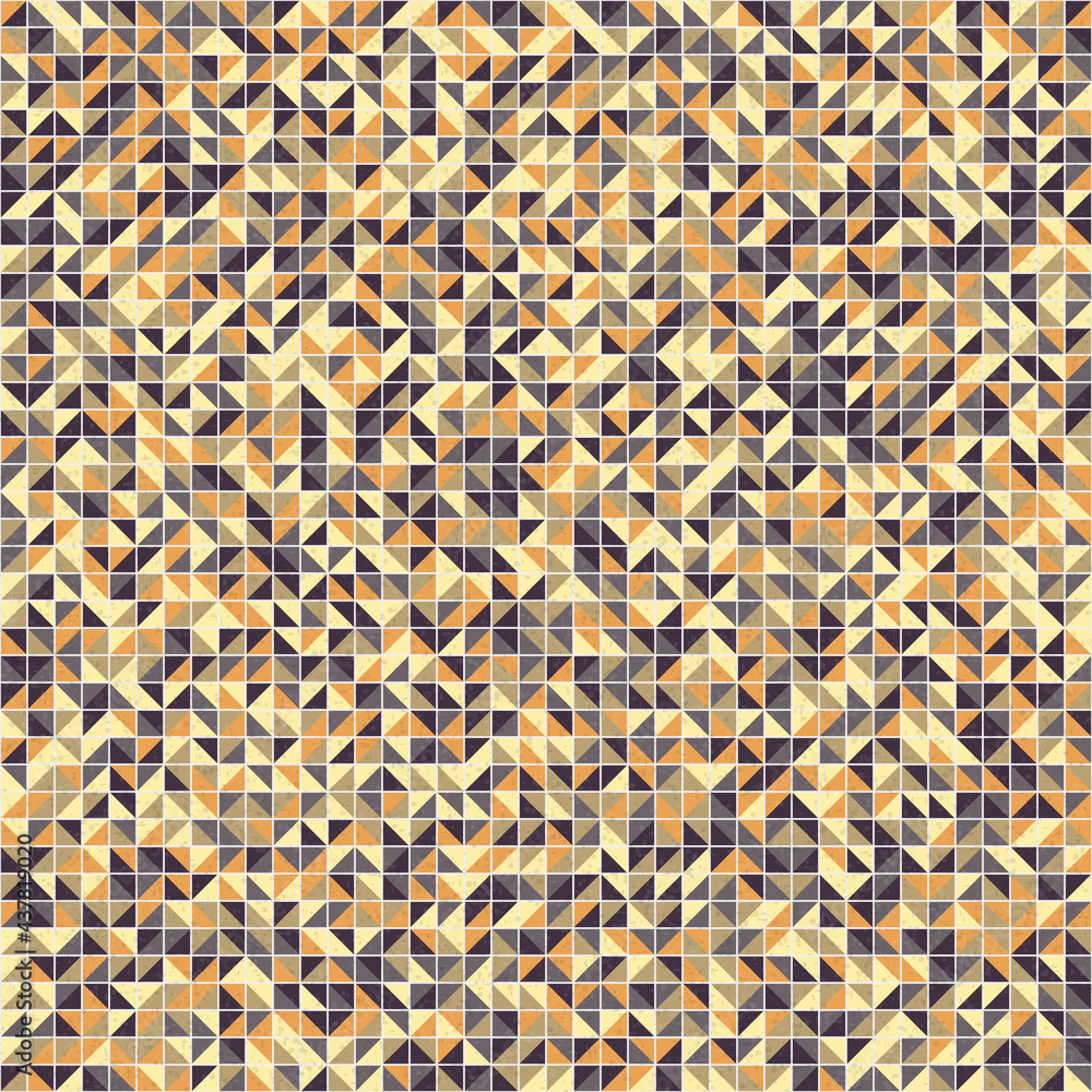 Fototapeta premium Abstract Geometric Pattern generative computational art illustration