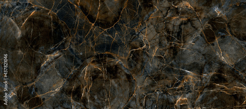 black marble texture with golden marble stone for interior exterior home decoration and ceramic tiles surface design  