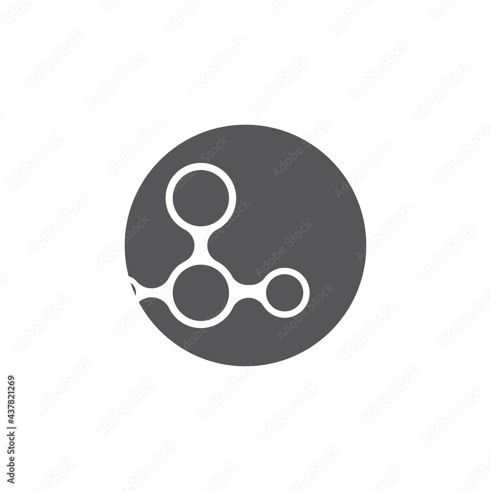 Meta Ball icon vector design template Meta Ball icon vector design template