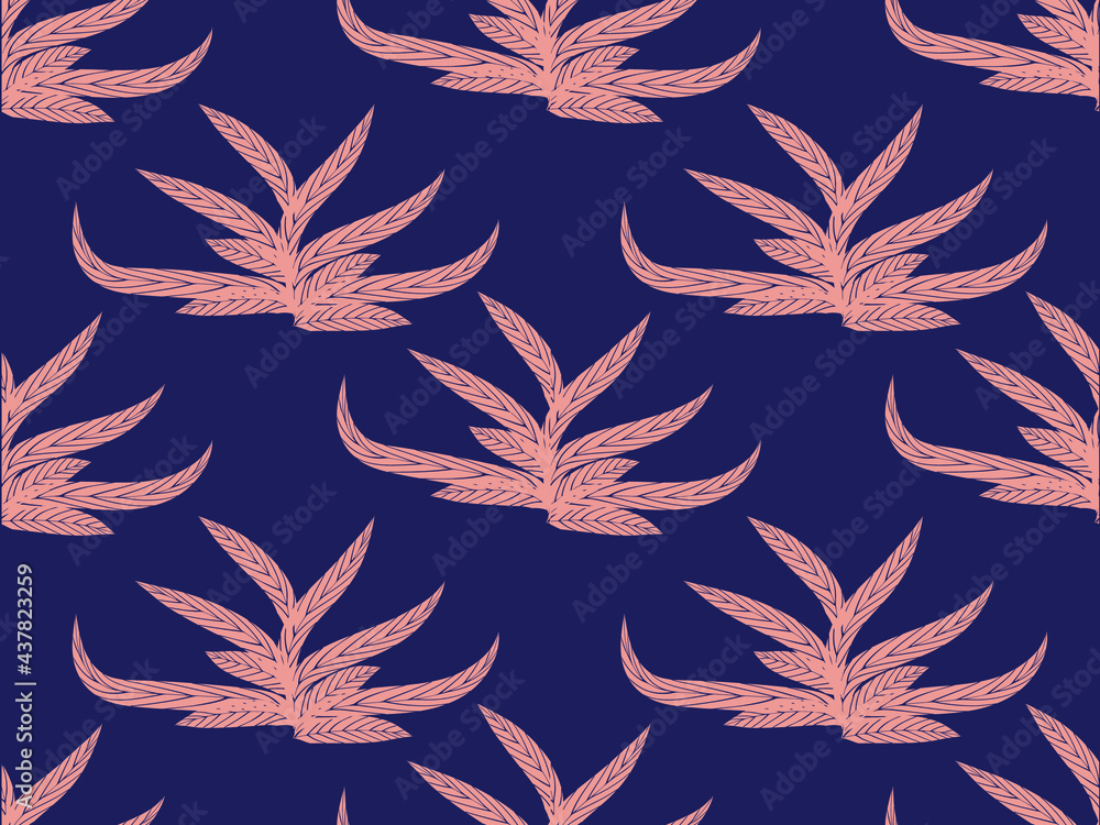 Contemporary modern pattern design vector illustration on dark blue background. Abstract pattern designs for fabrics and more. Contemporary modern pattern design vector illustration on dark blue background. Abstract pattern designs for fabrics and more.