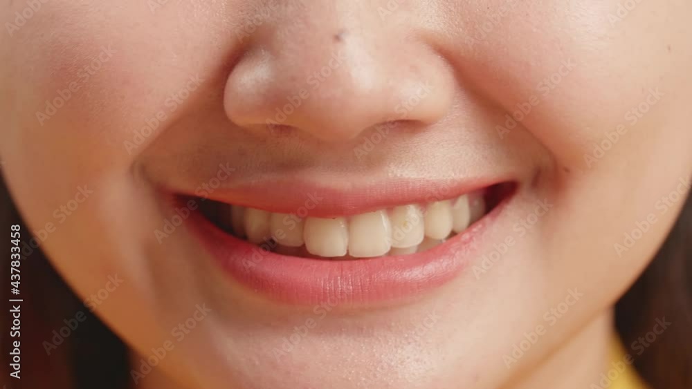 Close Up Beautiful Asian Female Smile
Close Up Beautiful Asian Female Smile