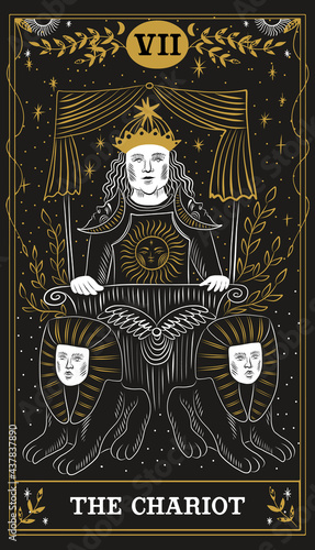 vintage vintage style deck of tarot cards. magical predictions of the future, mysterious characters.