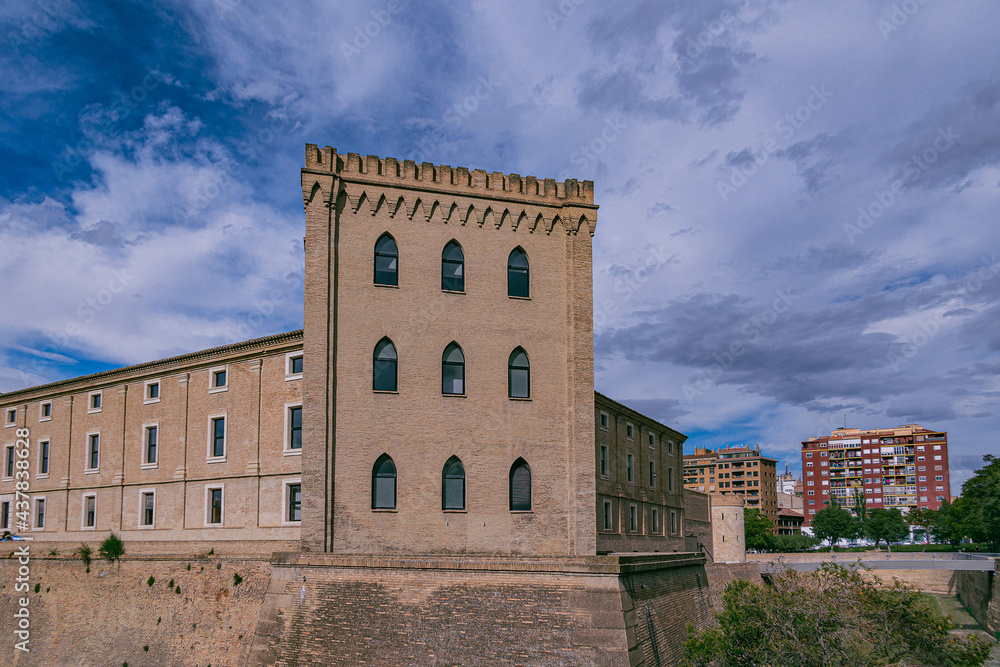  Moorish historic palace in the Spanish city of Zaragoza