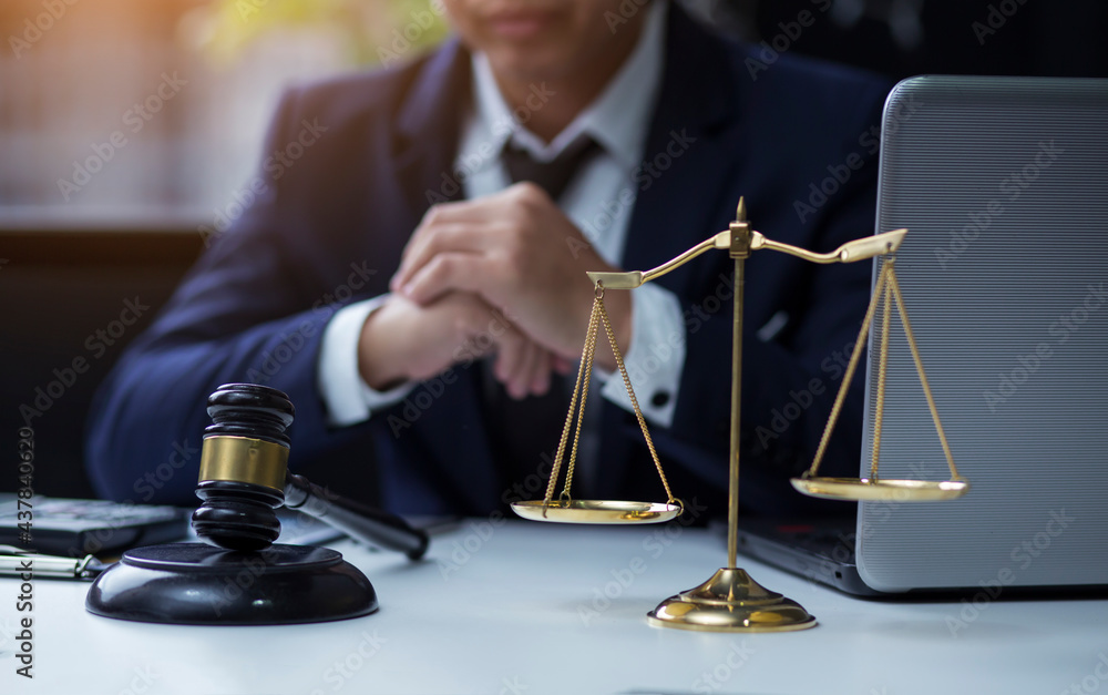 justice and law concept.Male judge Consultation and legal concepts, lawyers, justice and law concept.Male judge Consultation and legal concepts, lawyers,