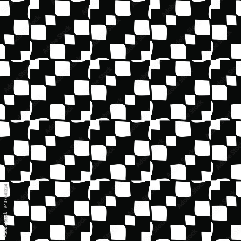 Fototapeta premium vector seamless pattern with diagonal elements. abstract ornament for wallpapers and backgrounds. Black and white colors.