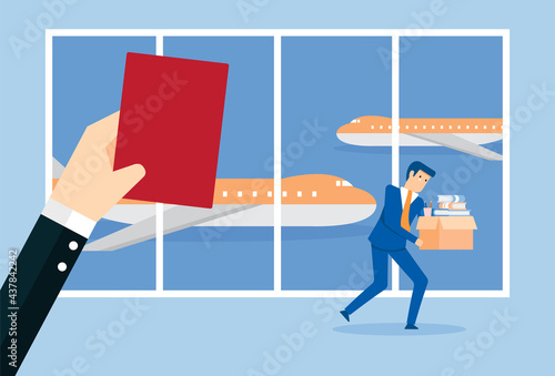 Airlines lay off employees to keep company finances