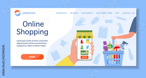 Online Store Household Order Shopping Delivery