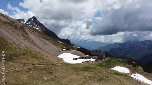 Aerial view near the Grassi Refuge, Valtorta, Val Brembana photo