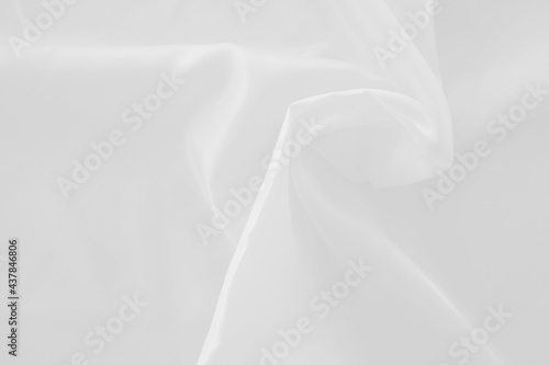 white silk background, Abstract background on isolated. Abstract white waves. wave from fabric