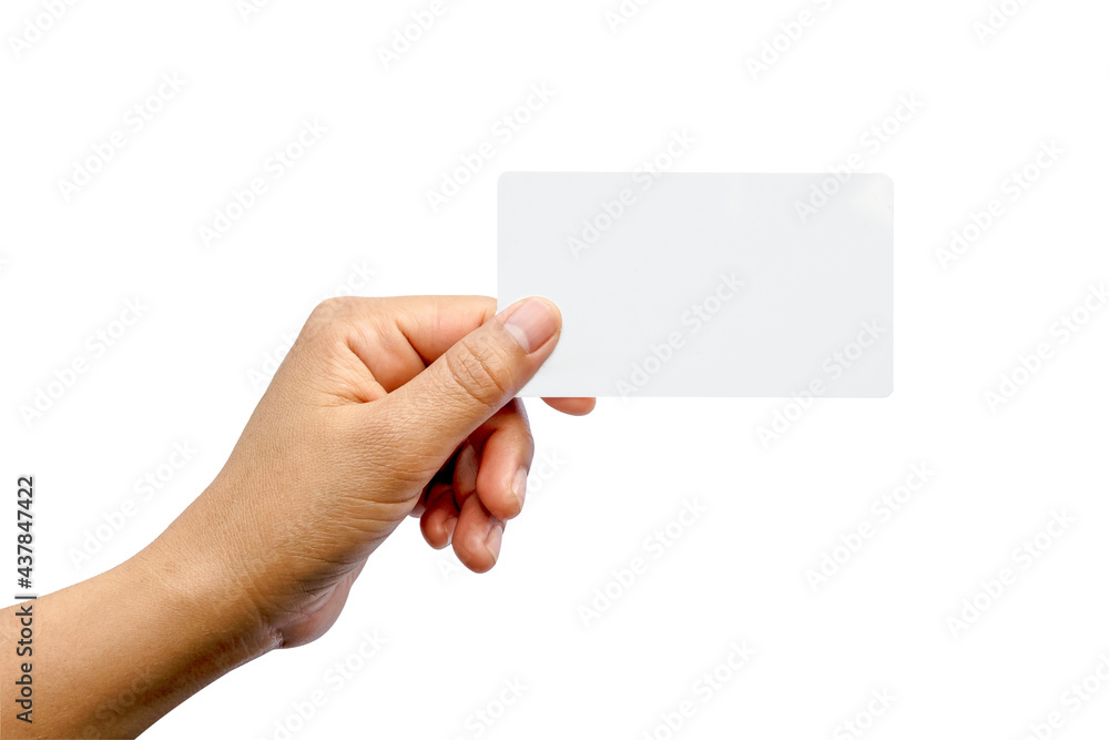 Hand holding paper isolated on white with the clipping path. Hand holding paper isolated on white with the clipping path.