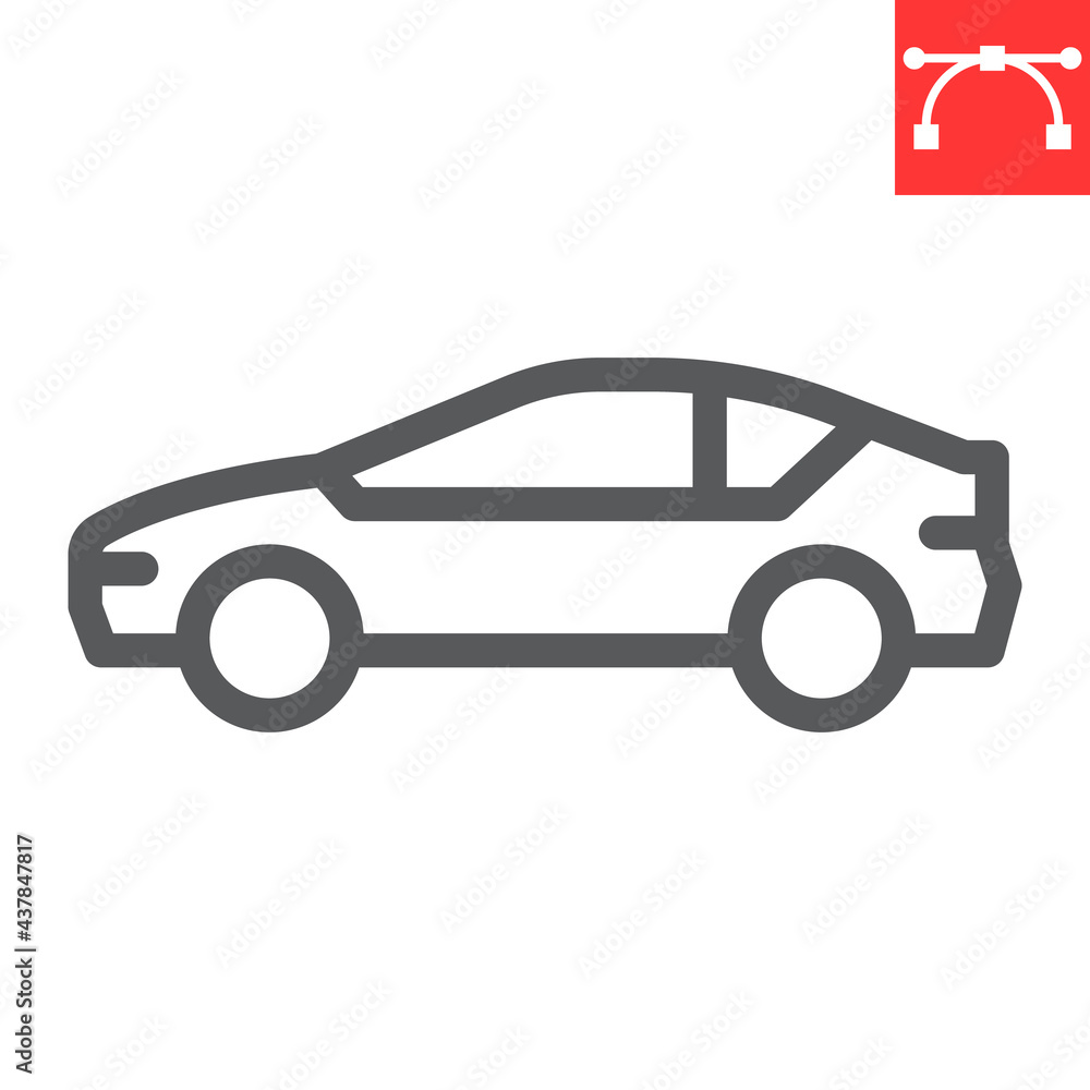 Car line icon Car line icon