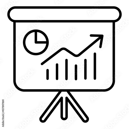 A linear design, icon of ab testing