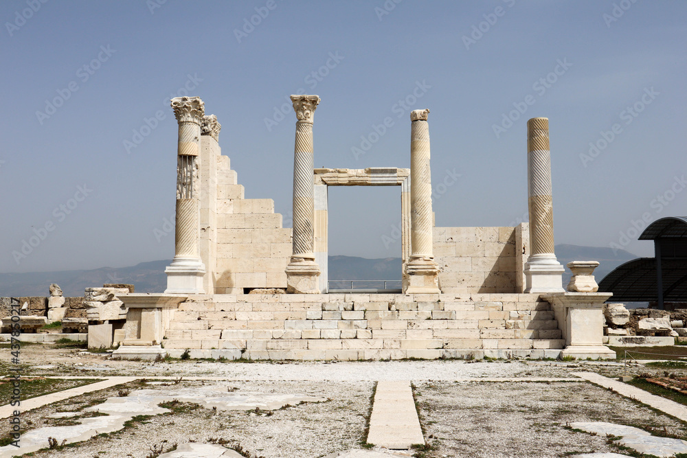 main temple in Laodicea on the Lycus - ancient city in Turkey