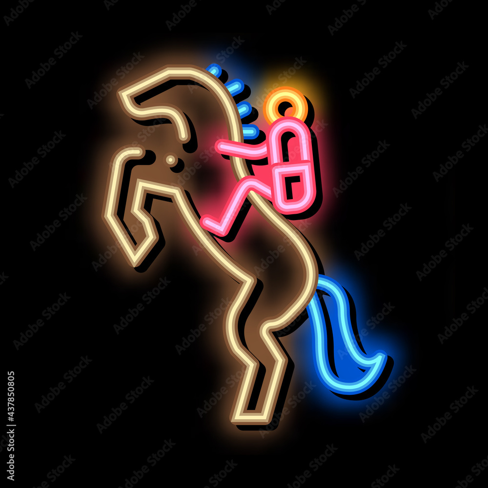 Stand Hind Legs neon light sign vector. Glowing bright icon Stand Hind Legs sign. transparent symbol illustration Stand Hind Legs neon light sign vector. Glowing bright icon Stand Hind Legs sign. transparent symbol illustration