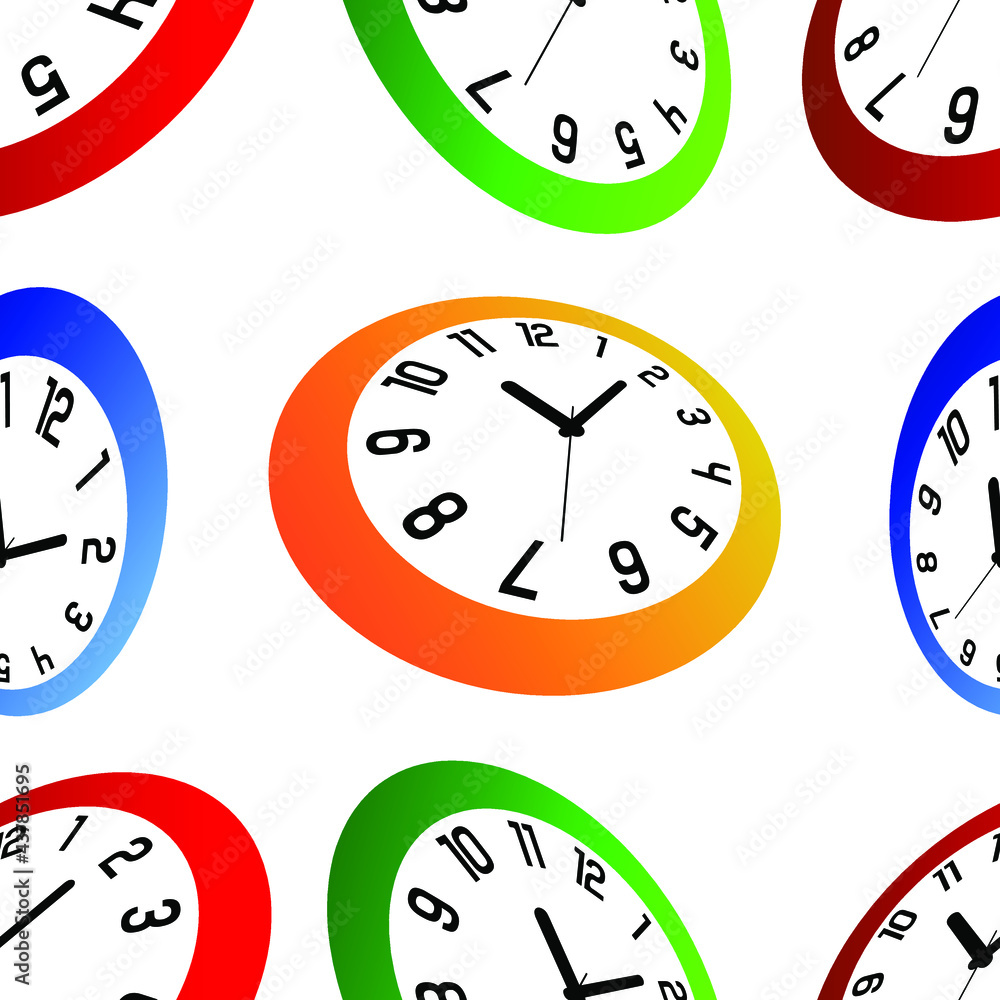 Molten colored watches. Molten colored watches.