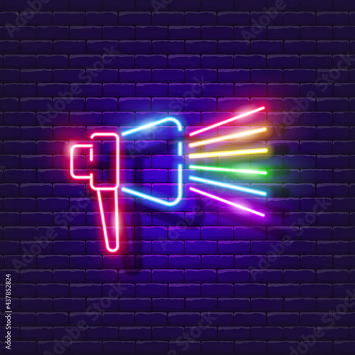Gay Pride neon icon. LGBT neon signs. Gay Pride concept. Vector illustration for design. Gay Pride glowing logo, light banner element, advertising, postcard.