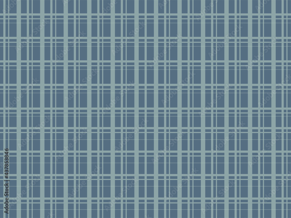 Seamless Tartan Pattern Background In Blue Color. Seamless Tartan Pattern Background In Blue Color.