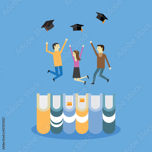 Students complete their studies by reading