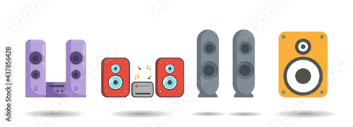 speakers. stereo speakers with subwoofer vector clip art set. speakers. stereo speakers with subwoofer vector clip art set. speakers. stereo speakers with subwoofer vector clip art set.