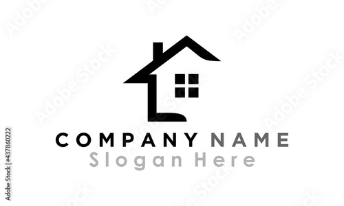 simple logo home building property