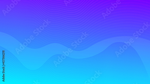 Modern colorful wave curve gradient background