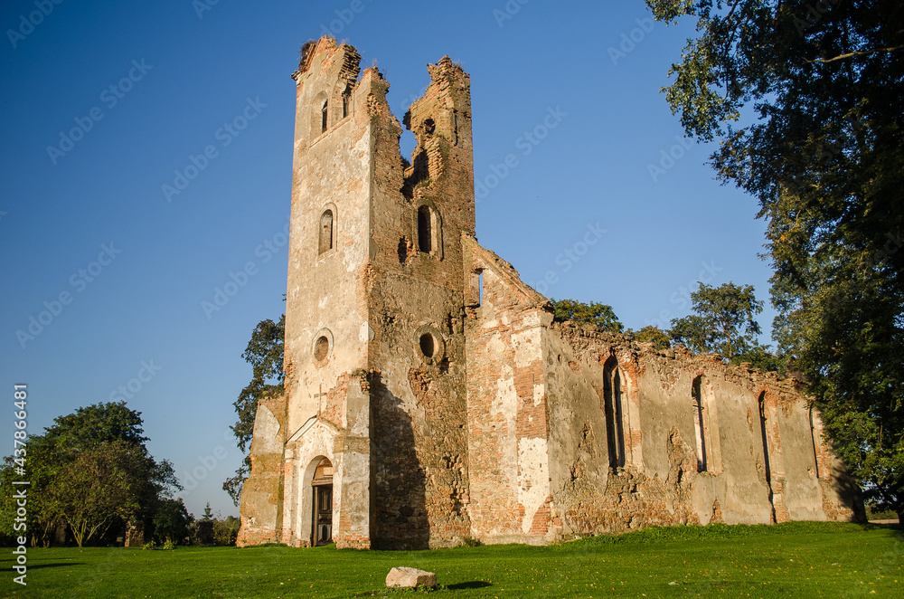 Ruins of Salgale church, Latvia.