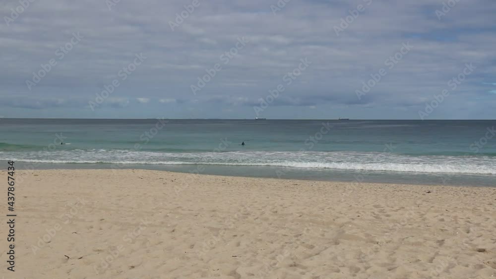 Surfers Waiting For the Next Big Wave - Scarborough Beach, Perth Surfers Waiting For the Next Big Wave - Scarborough Beach, Perth