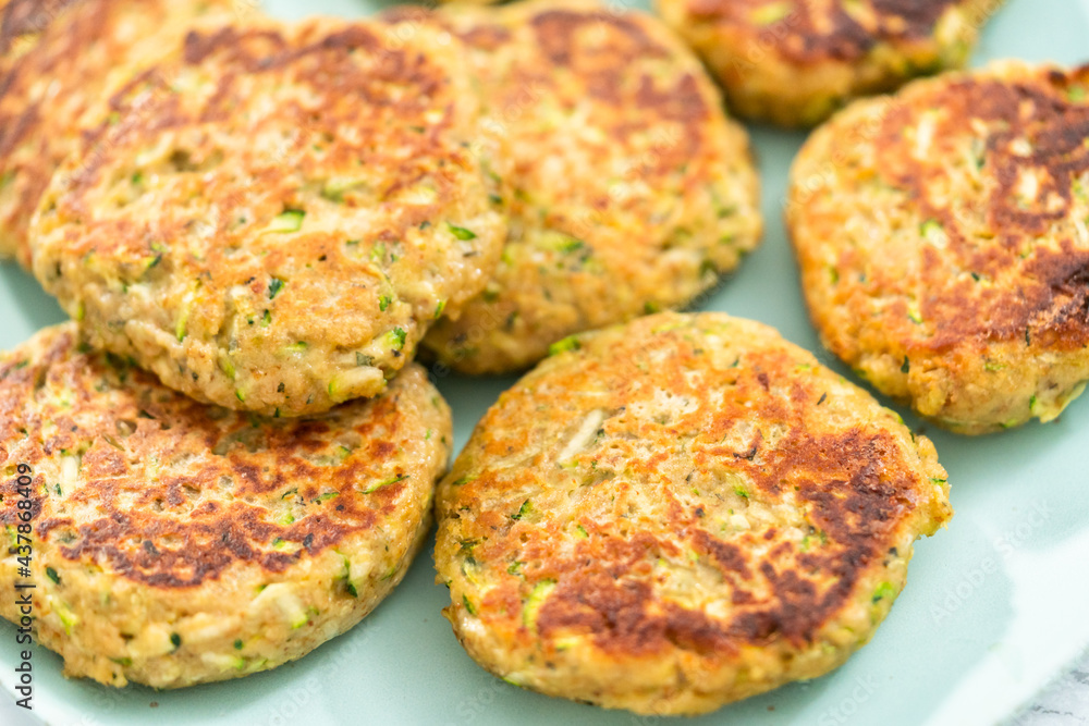 Zucchini cakes Zucchini cakes