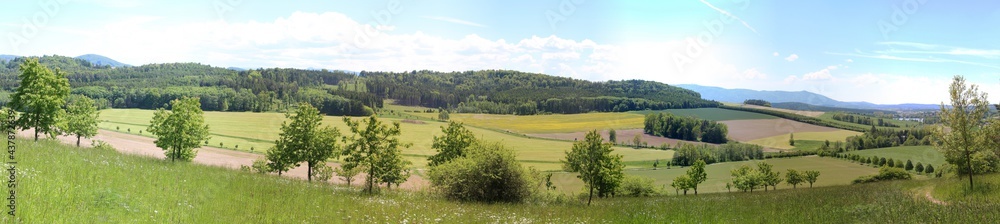 Panorama Tanaberg bei Vseruby, Tschechien
