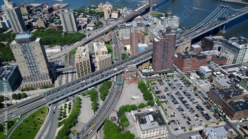 aerial view of the city