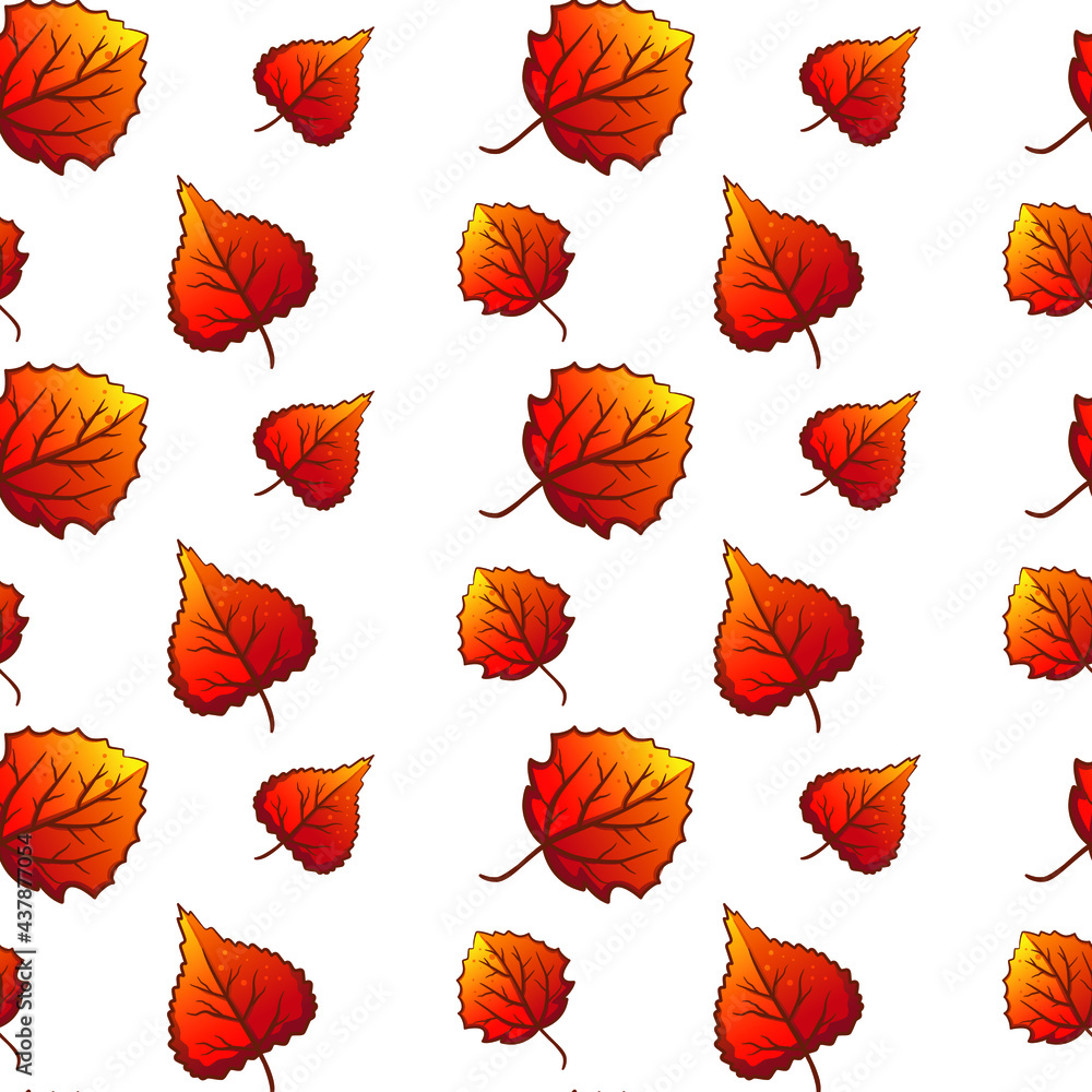 hand drawn autumn leaves seamless pattern hand drawn autumn leaves seamless pattern