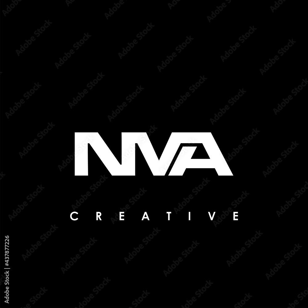 NMA Letter Initial Logo Design Template Vector Illustration