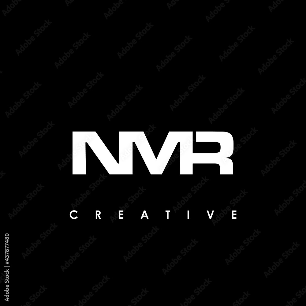 NMR Letter Initial Logo Design Template Vector Illustration