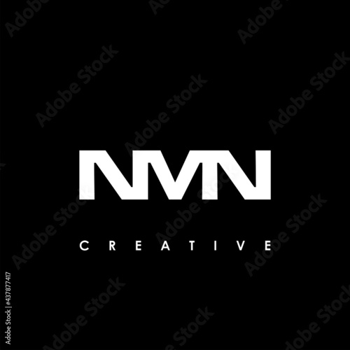 NMN Letter Initial Logo Design Template Vector Illustration photo