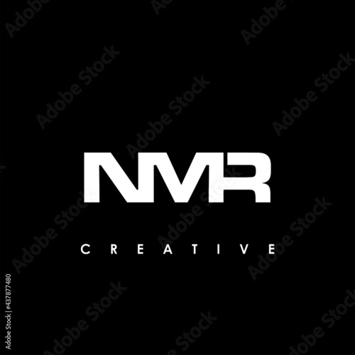 NMR Letter Initial Logo Design Template Vector Illustration