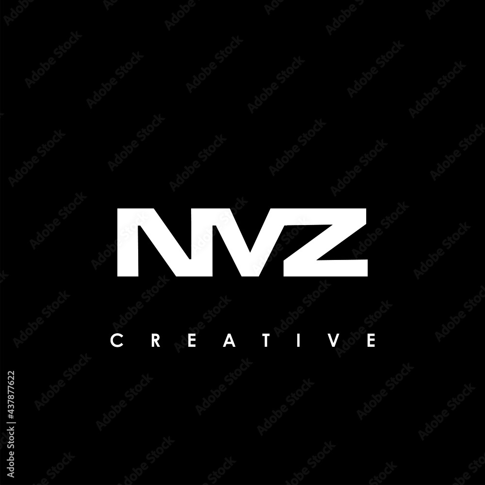 NMZ Letter Initial Logo Design Template Vector Illustration