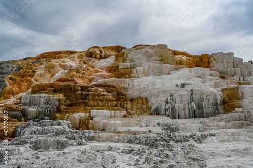 The Living Palette of Color hot springs in Yellowstone National Park, Wyoming