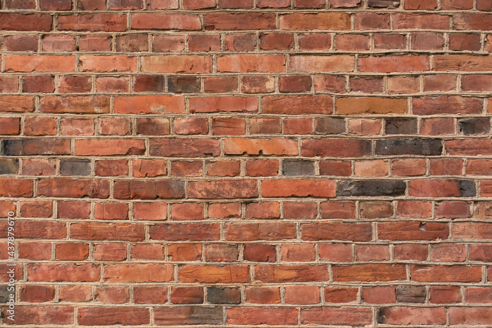 Old red brick wall background Old red brick wall background