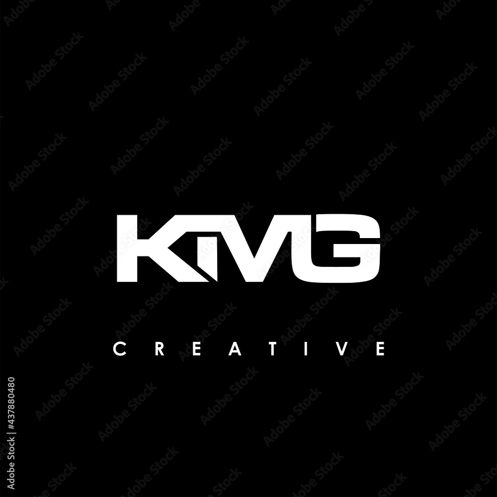 KMG Letter Initial Logo Design Template Vector Illustration