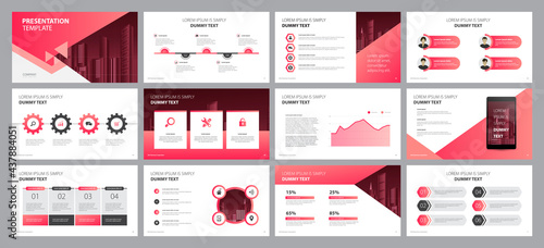 business presentation template design backgrounds and page layout design for brochure, book, magazine, annual report and company profile, with info graphic elements graph design concept