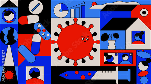 Coronavirus ( Covid-19) isolation patterns