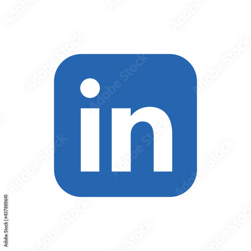 LinkedIn logo appliaction icon Stock Vector | Adobe Stock