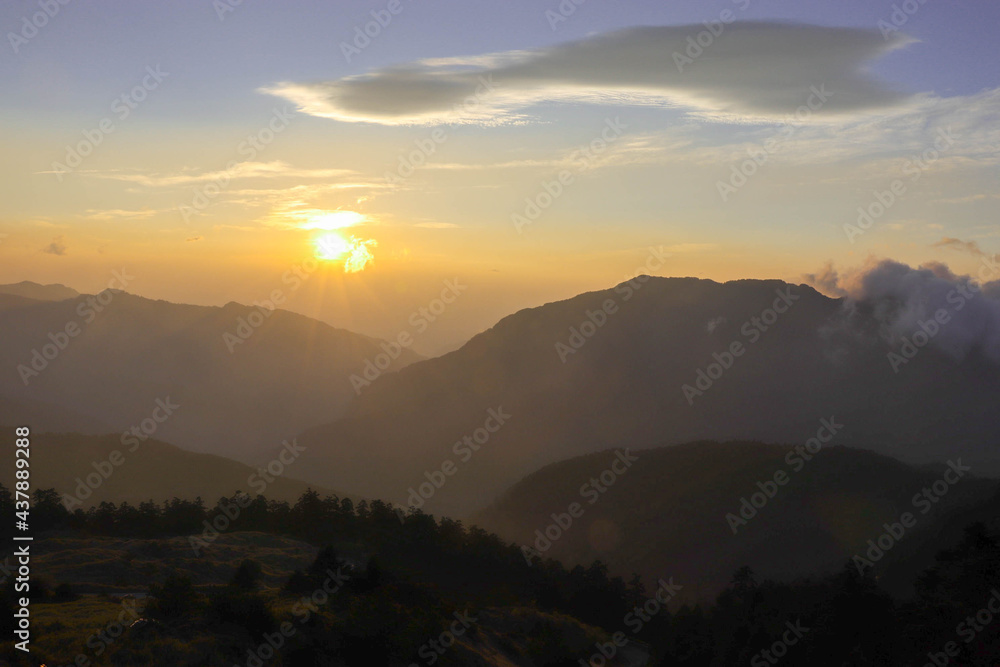 sunrise in the mountains sunrise in the mountains