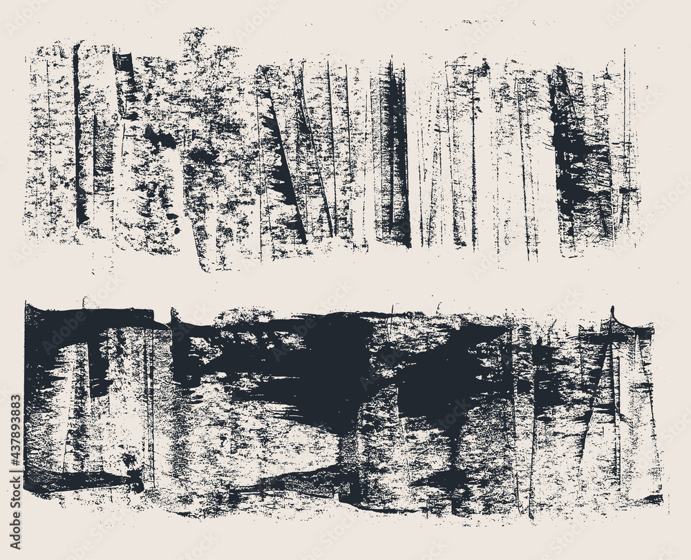 Set of grunge design elements and painting brushes. vector illustration. Set of grunge design elements and painting brushes. vector illustration.